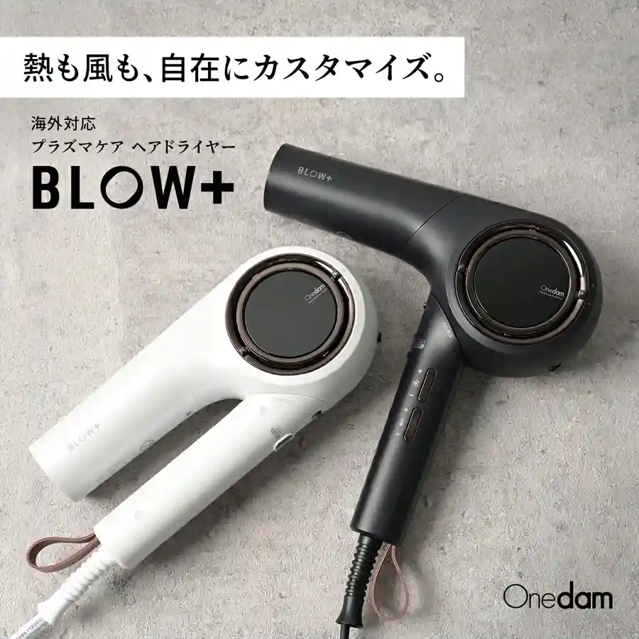 熱も数えも自由にカスタマイズ 海外対応プラズマケアヘアドライヤー
