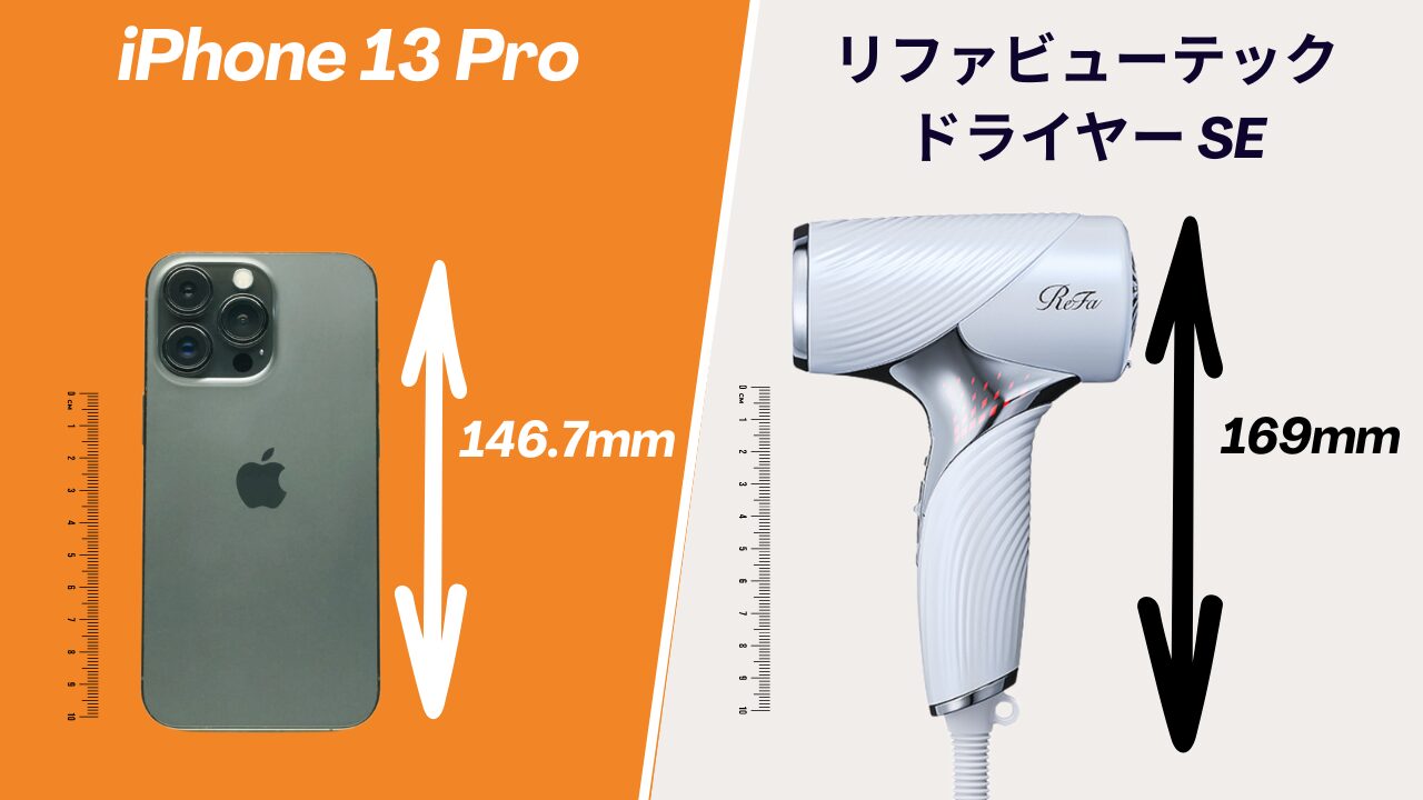 スマホ並みの小型の本体サイズ